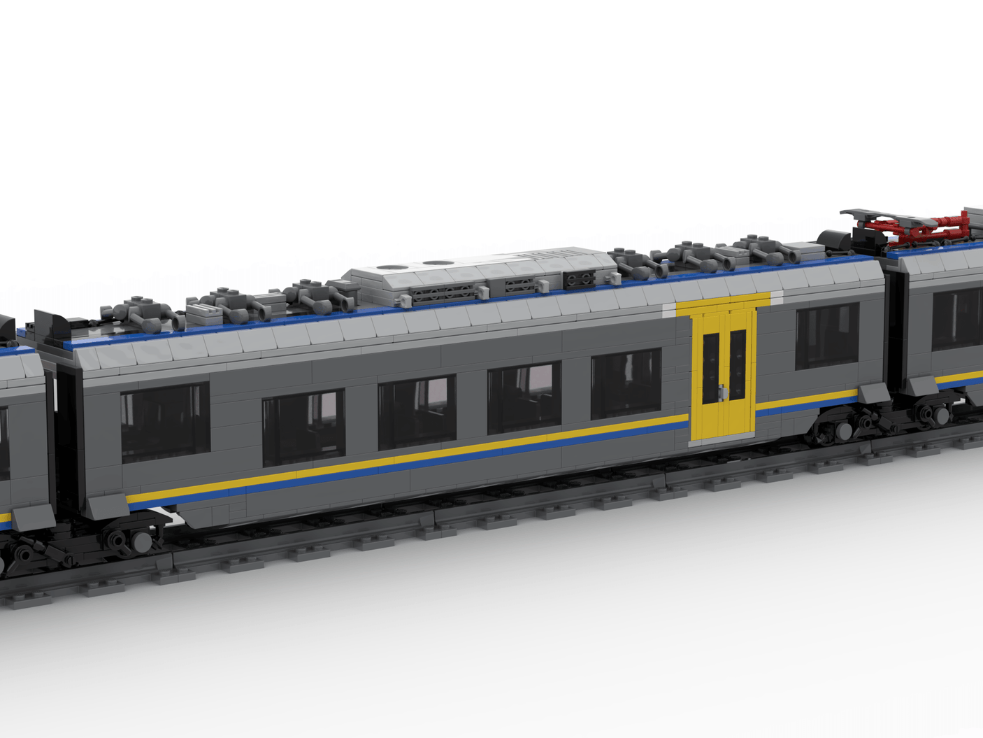 ETR104 train Klemmbausteine - LesDiy - Klemmbausteine