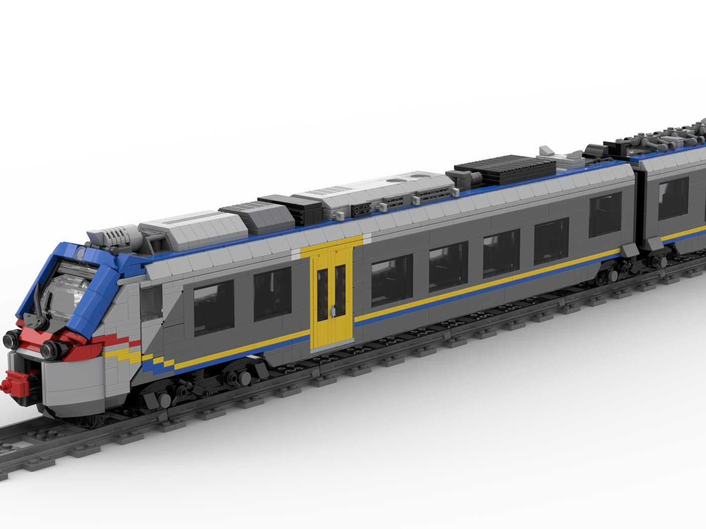 ETR104 train Klemmbausteine - LesDiy - Klemmbausteine