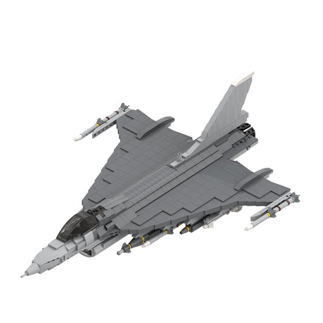 F - 16XL Aircraft MOC Klemmbausteine - LesDiy - Klemmbausteine