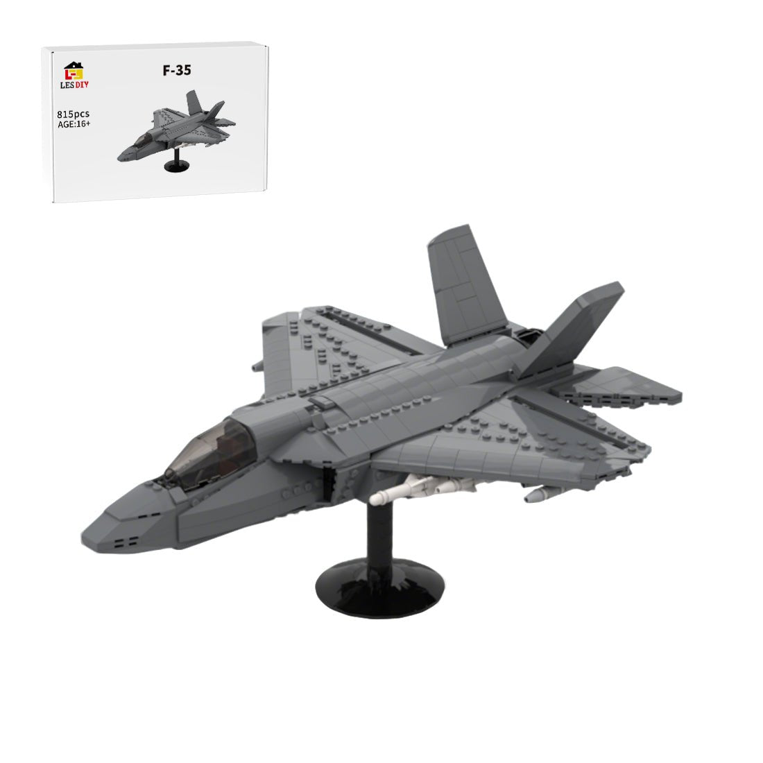 F - 35 Stealth Fighter Military Klemmbausteine - LesDiy - Klemmbausteine
