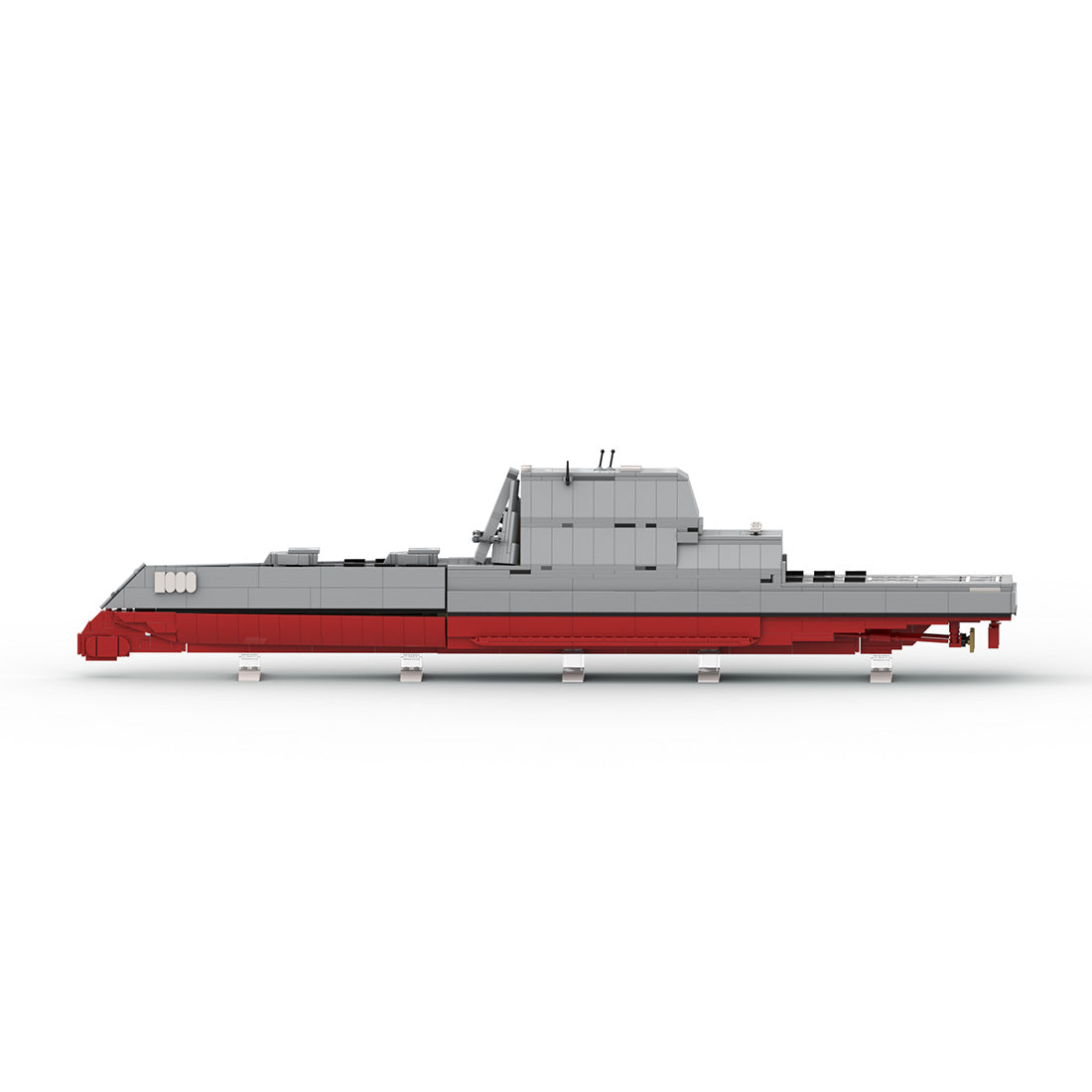 MOC-227260 USS Zumwalt Klemmbausteine