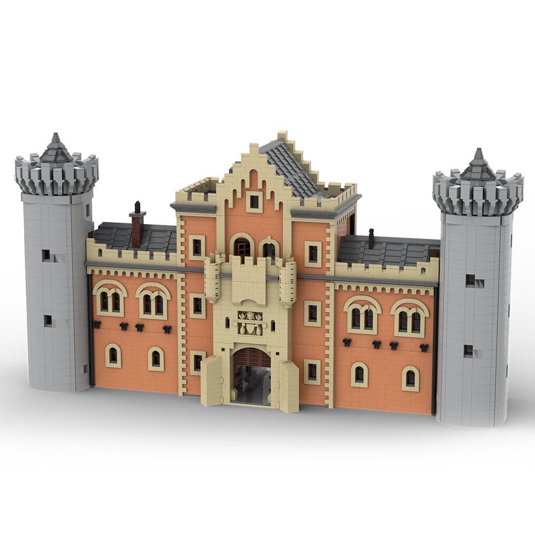 Gatehouse Middle Module 2 of Neuschwanstein Castle Klemmbausteine - LesDiy - Klemmbausteine