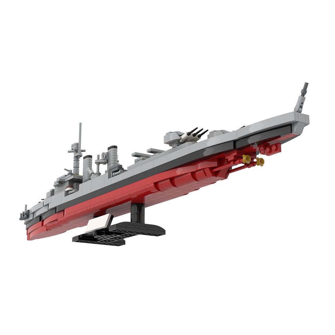 German 1930 Light Cruiser Köln - Scale 1:300 Klemmbausteine - LesDiy - Klemmbausteine