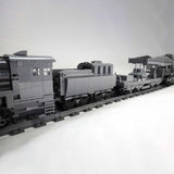 German Carl Self - propelled Mortar Railroad - carrying Klemmbausteine - LesDiy - Klemmbausteine