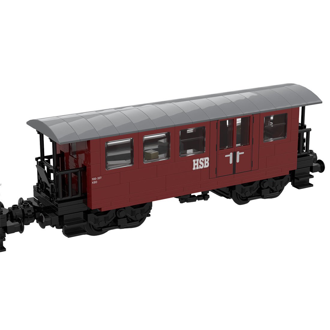 Harzer Schmalspurbahnen Coaches Klemmbausteine - LesDiy - Klemmbausteine