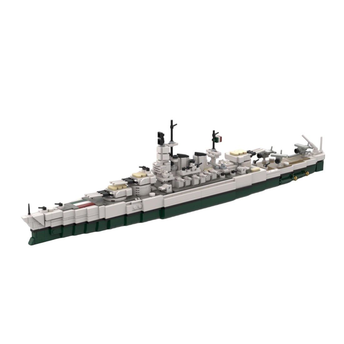 Italian battleship Impero Klemmbausteine - LesDiy - Klemmbausteine