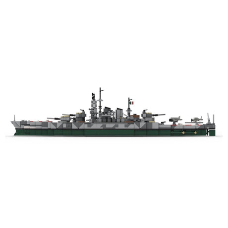 Italian battleship Littorio Klemmbausteine - LesDiy - Klemmbausteine