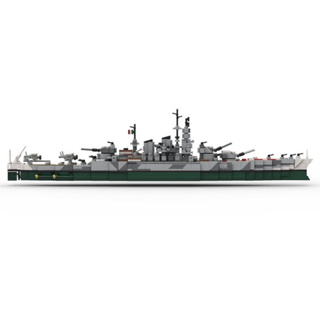 Italian battleship ROMA Klemmbausteine - LesDiy - Klemmbausteine