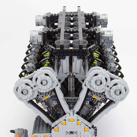 Lamborghini Aventador 6.5L Quad Cam 60° V12 Cylinder Mid - Speed Engine Klemmbausteine - LesDiy - Klemmbausteine