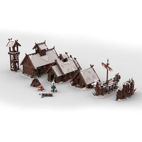 MOC - 104429, MOC - 103656, MOC - 96080, MOC - 98225, MOC - 95891 & MOC - 93063 Viking Village Klemmbausteine - LesDiy - Klemmbausteine