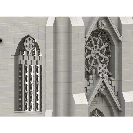 MOC - 165277 Gothic Cathedral Module 2 - Cross Klemmbausteine - LesDiy - Klemmbausteine