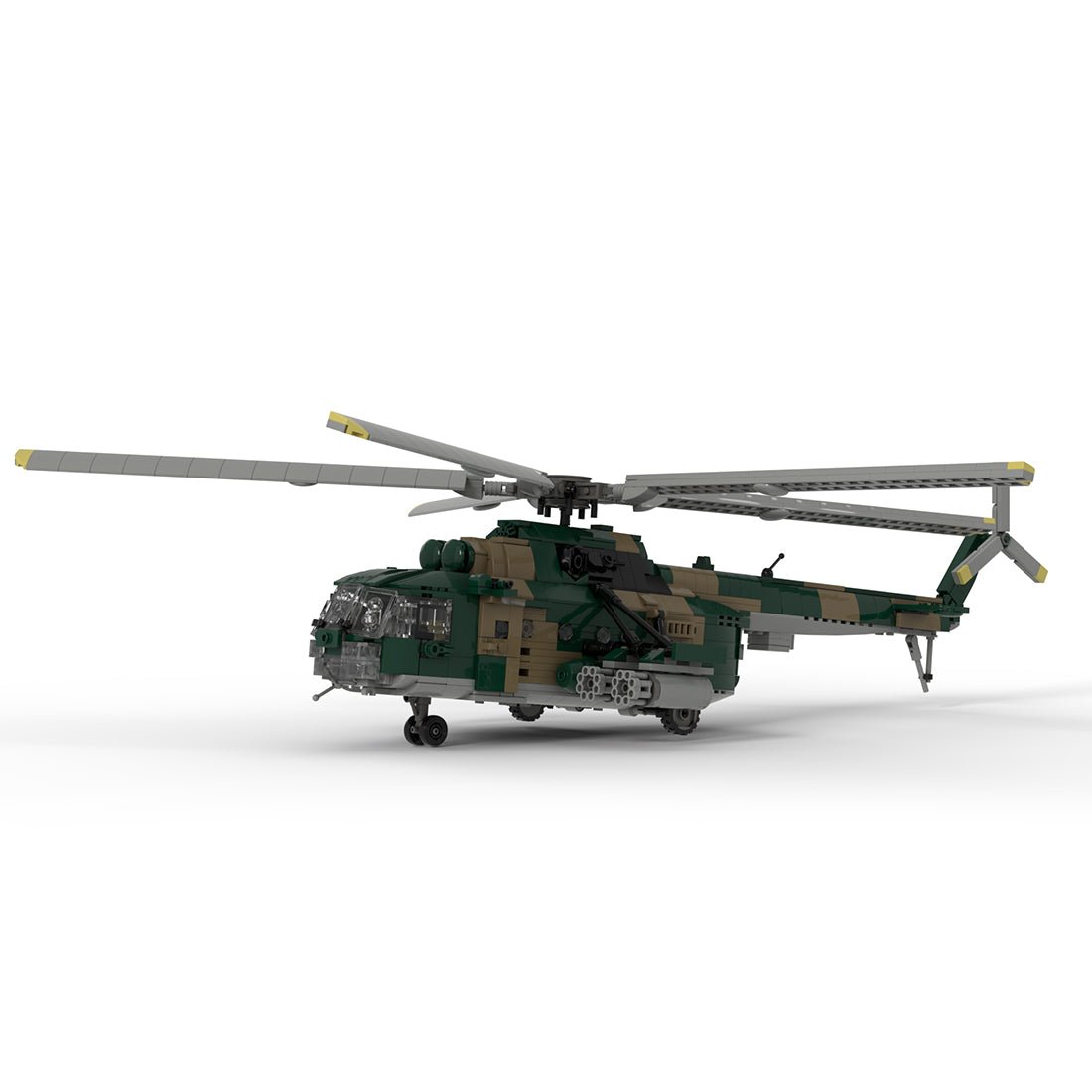 MI - 8MT Hubschrauber Militär Klemmbausteine - LesDiy - Klemmbausteine