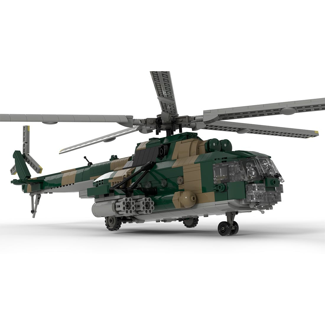 MI - 8MT Hubschrauber Militär Klemmbausteine - LesDiy - Klemmbausteine