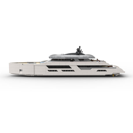 Midi - Scale Yacht - White Version Klemmbausteine - LesDiy - Klemmbausteine
