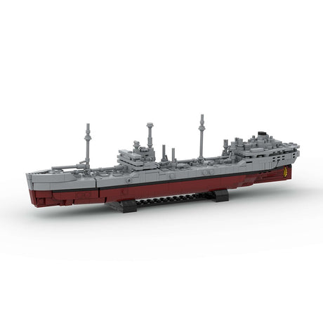 Militärischer MOC - T2 - Tanker im Maßstab 1:485 klemmbausteine - LesDiy - Klemmbausteine