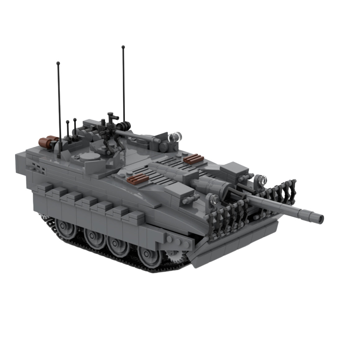 Militärpanzer STRV - 103B Klemmbausteine - LesDiy - Klemmbausteine