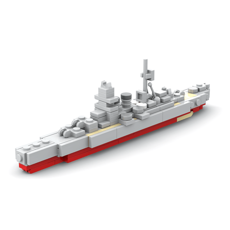 Mini Warship Set 1 Klemmbausteine - LesDiy - Klemmbausteine