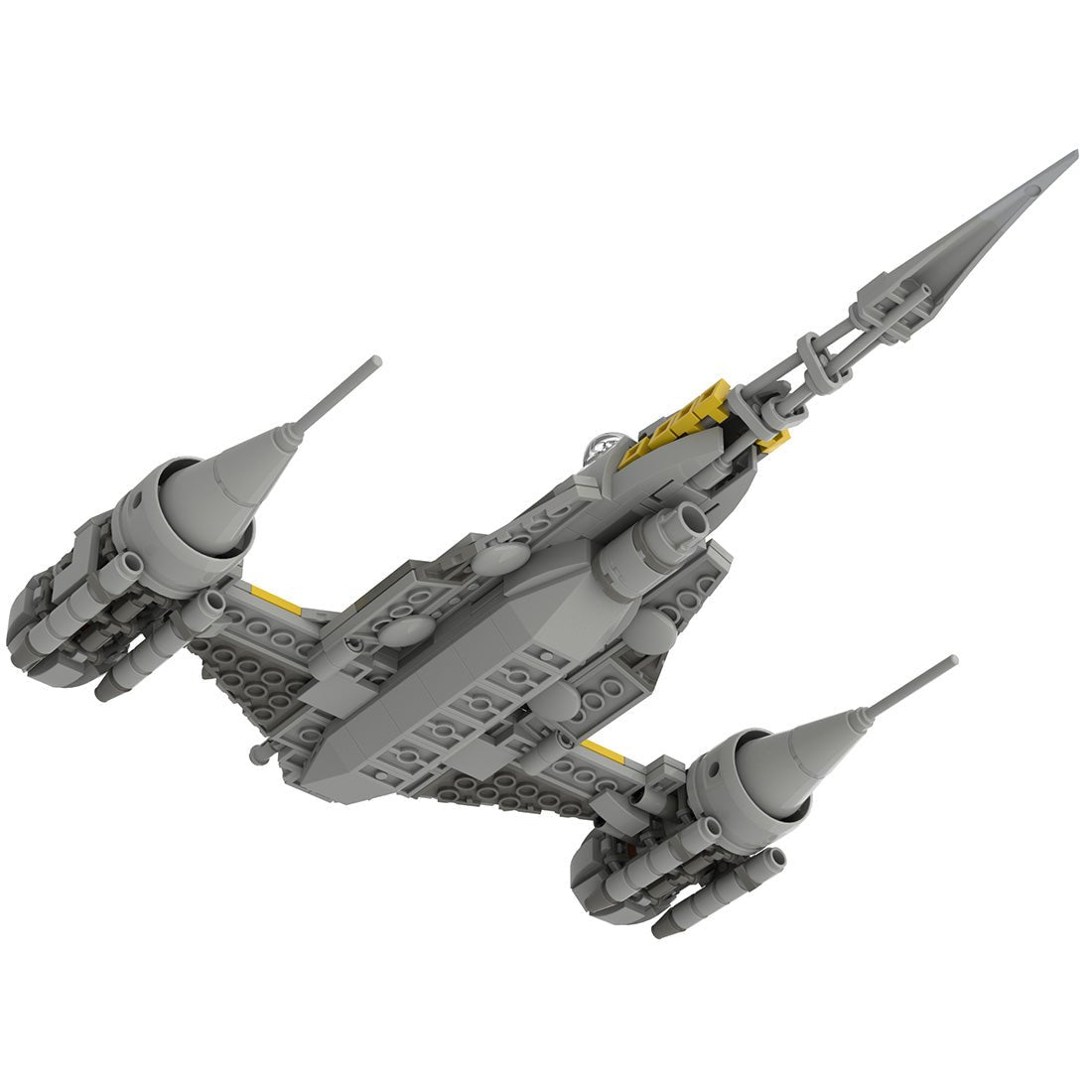 MOC - 100546 Mandalorian N1 Starfighter v.2 Klemmbausteine - LesDiy - Klemmbausteine