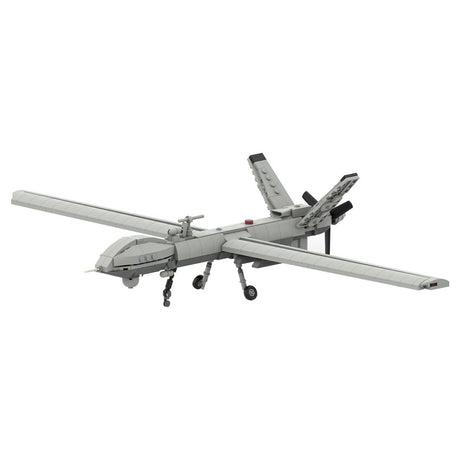 MOC - 101708 MQ - 9 Reaper UAV | 1:35 Scale Klemmbausteine - LesDiy - Klemmbausteine