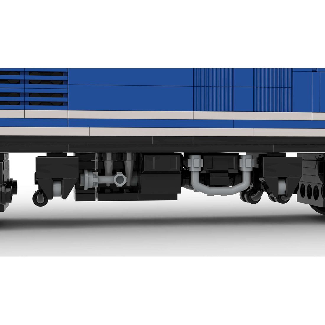 MOC - 102558 6wide Static Version BR 159 - Eurodual Hybrid Locomotive - LesDiy - Klemmbausteine