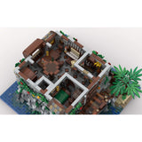 MOC - 105796 Piratenschädelinsel mit Rotbarts Haus Klemmbausteine - LesDiy - Klemmbausteine