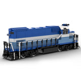 MOC - 105950 GP15 - Zug der Bay Coast Railroad - LesDiy - Klemmbausteine