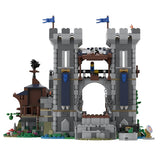 MOC - 108731 Fort des mittelalterlichen Schwarzen Sakers Klemmbausteine - LesDiy - Klemmbausteine