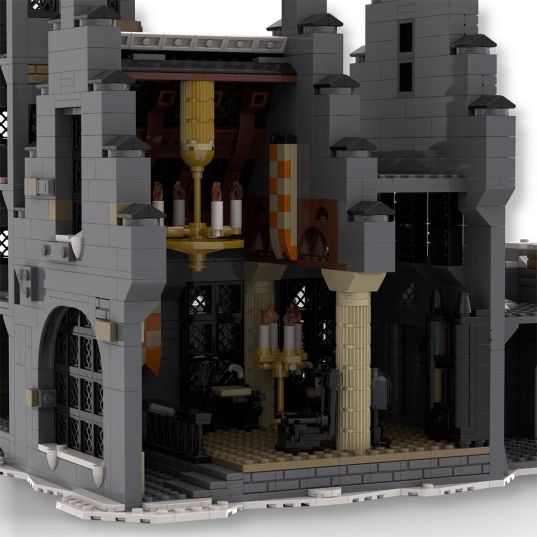 MOC - 109103 Magisches Filmszenenschloss Klemmbausteine - LesDiy - Klemmbausteine
