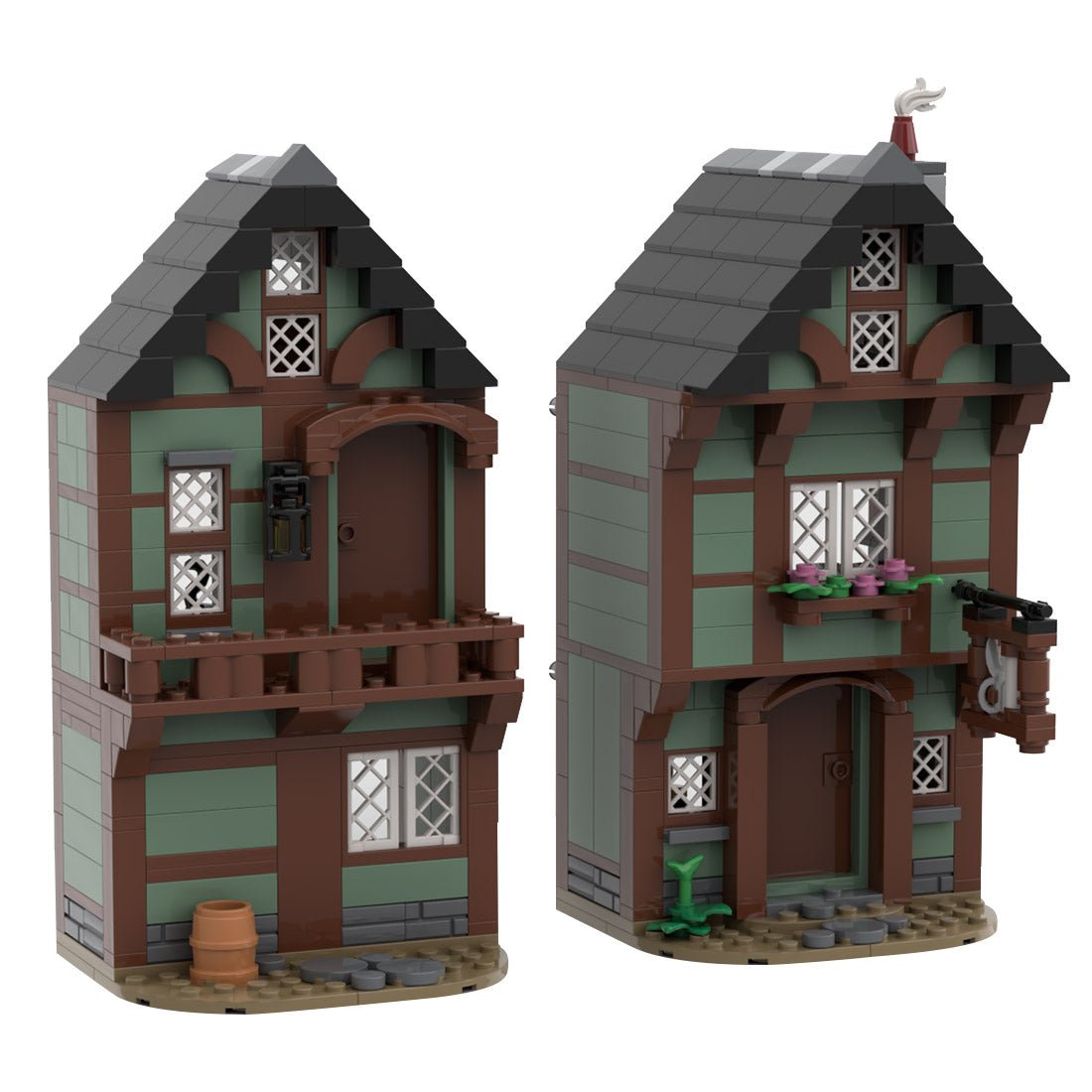 MOC - 109203 Medieval Alley's Inn - LesDiy - Klemmbausteine