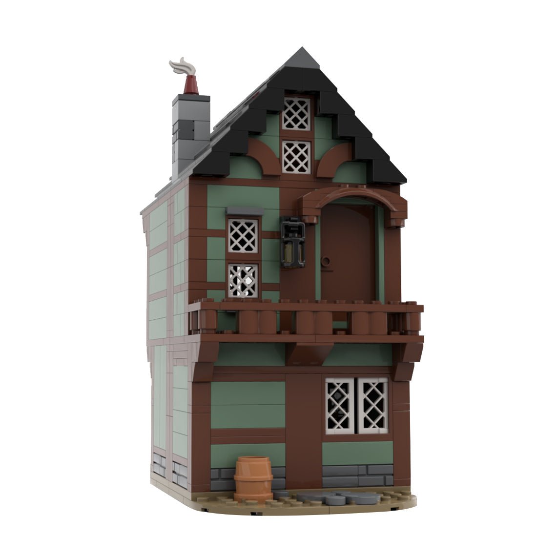 MOC - 109203 Medieval Alley's Inn - LesDiy - Klemmbausteine
