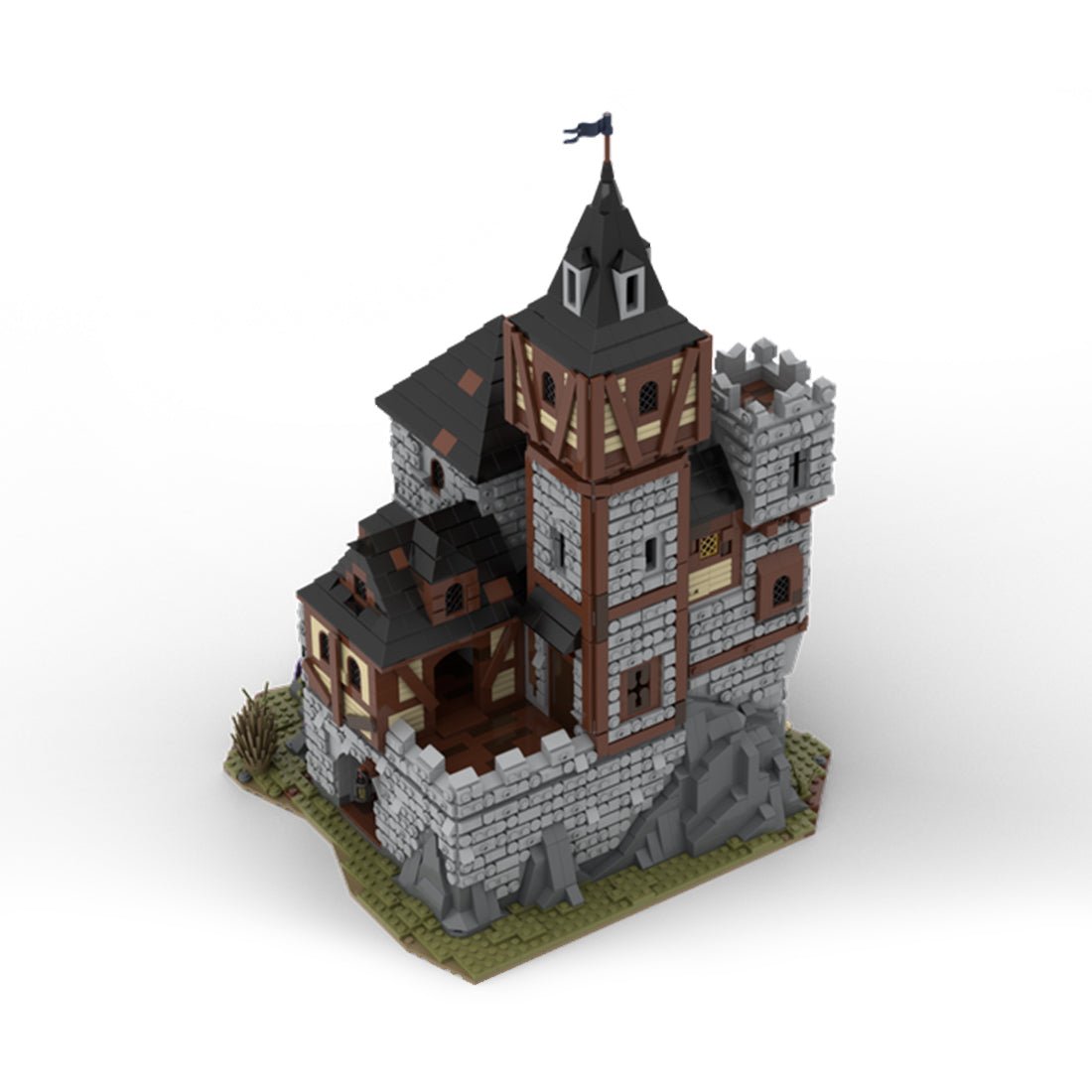 MOC - 109930 Medieval Castle Klemmbausteine - LesDiy - Klemmbausteine