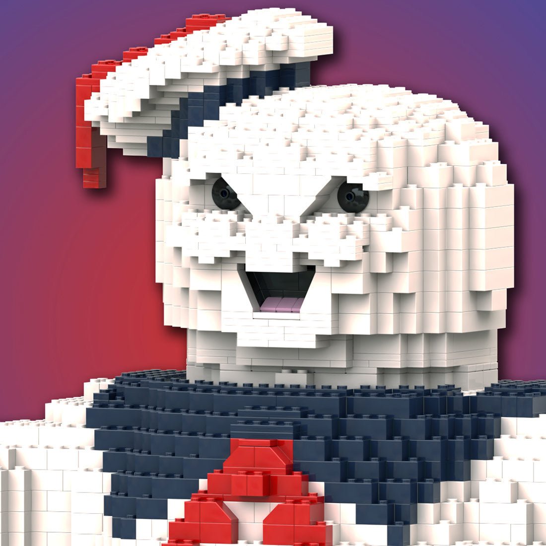 MOC - 110054 Mr. Stay Puft von Ghostbusters Klemmbausteine - LesDiy - Klemmbausteine