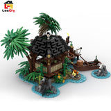 MOC - 110117 Piratenserie Piratenflucht Klemmbausteine - LesDiy - Klemmbausteine