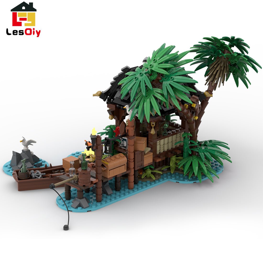 MOC - 110117 Piratenserie Piratenflucht Klemmbausteine - LesDiy - Klemmbausteine