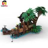 MOC - 110117 Piratenserie Piratenflucht Klemmbausteine - LesDiy - Klemmbausteine