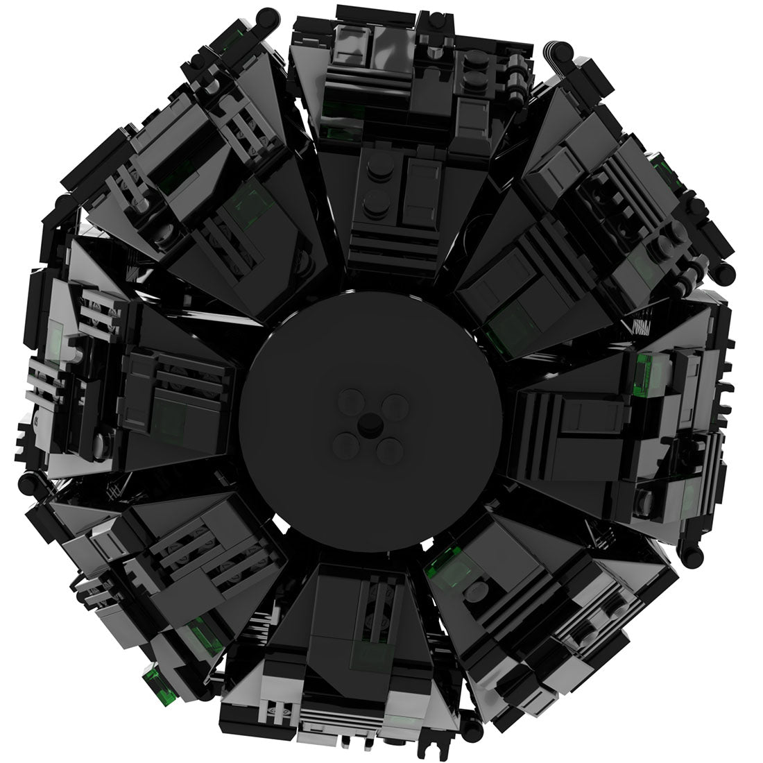 MOC - 113837 Borg Sphere Klemmbausteine - LesDiy - Klemmbausteine