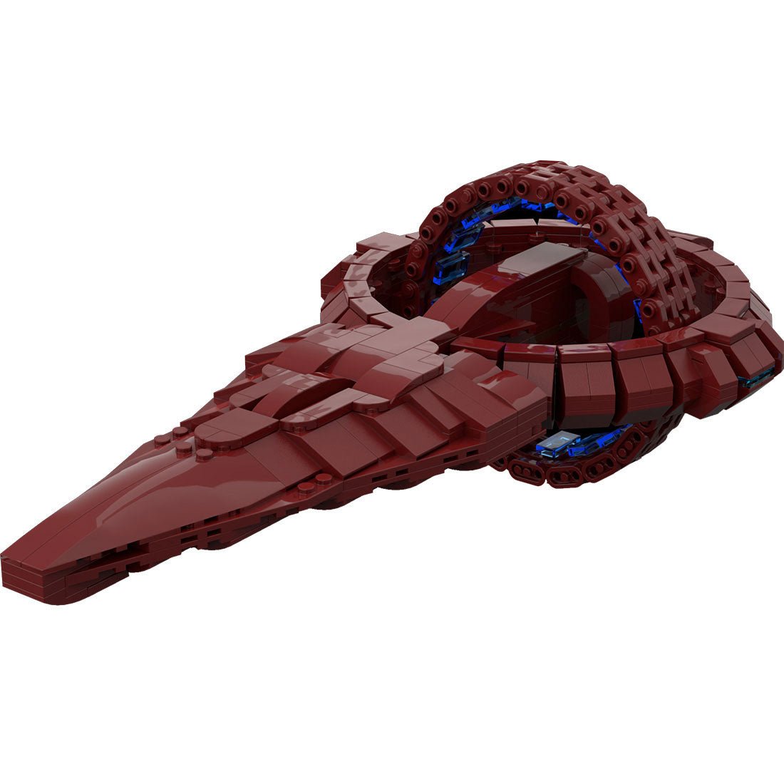 MOC - 113904 Vulcan D'kyr Class Klemmbausteine - LesDiy - Klemmbausteine
