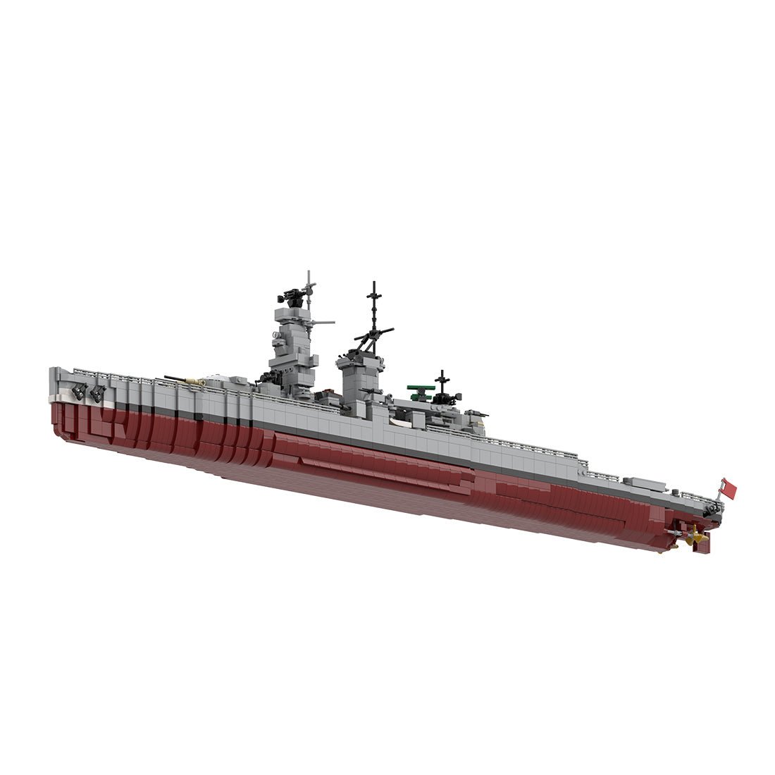 MOC - 114297 1/200 Admiral Graf Spee Klemmbausteine - LesDiy - Klemmbausteine