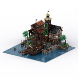 MOC - 114510 Piratenstadt Port Sauvage Klemmbausteine - LesDiy - Klemmbausteine