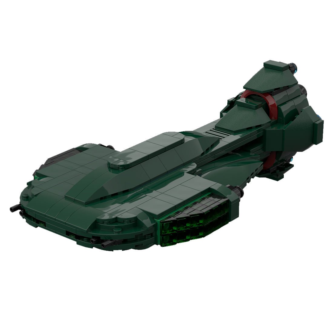 MOC - 115326 Tellarite Cruiser Klemmbausteine - LesDiy - Klemmbausteine
