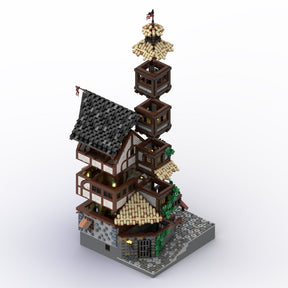 MOC - 116558 Medieval Pirate Tavern Klemmbausteine - LesDiy - Klemmbausteine