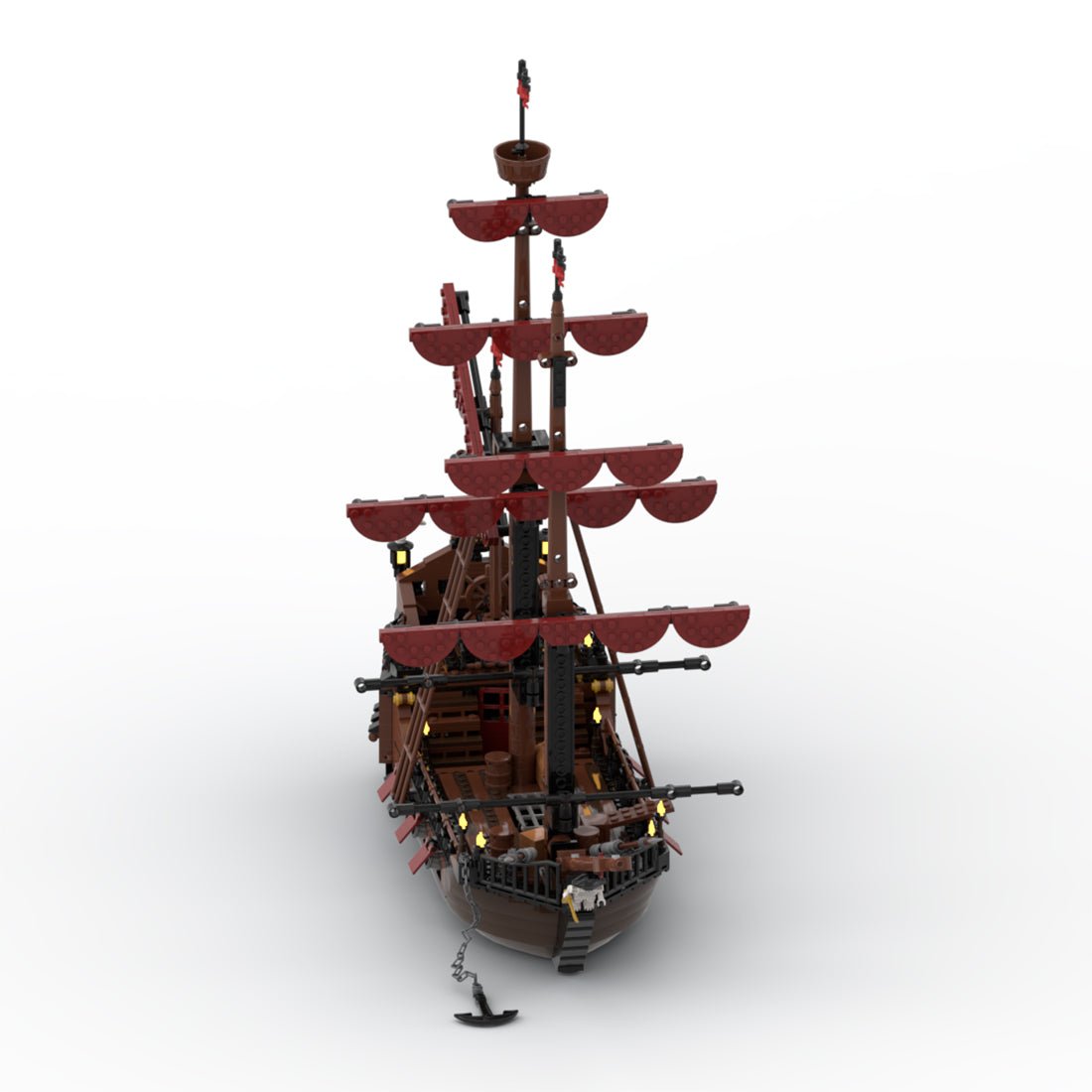 MOC - 116561 Loup de Mer Pirate Ship Klemmbausteine - LesDiy - Klemmbausteine