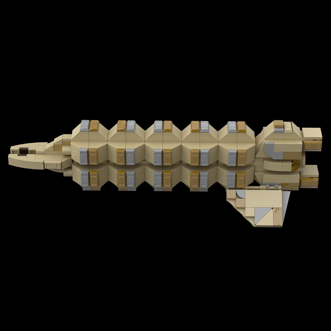 MOC - 116959 Cardassian Groumall Klemmbausteine - LesDiy - Klemmbausteine
