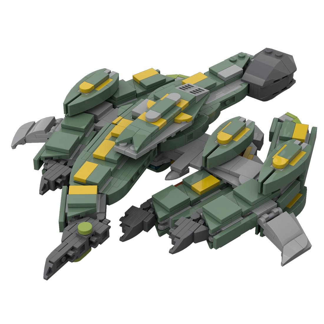MOC - 117535 Breen Ship Klemmbausteine - LesDiy - Klemmbausteine