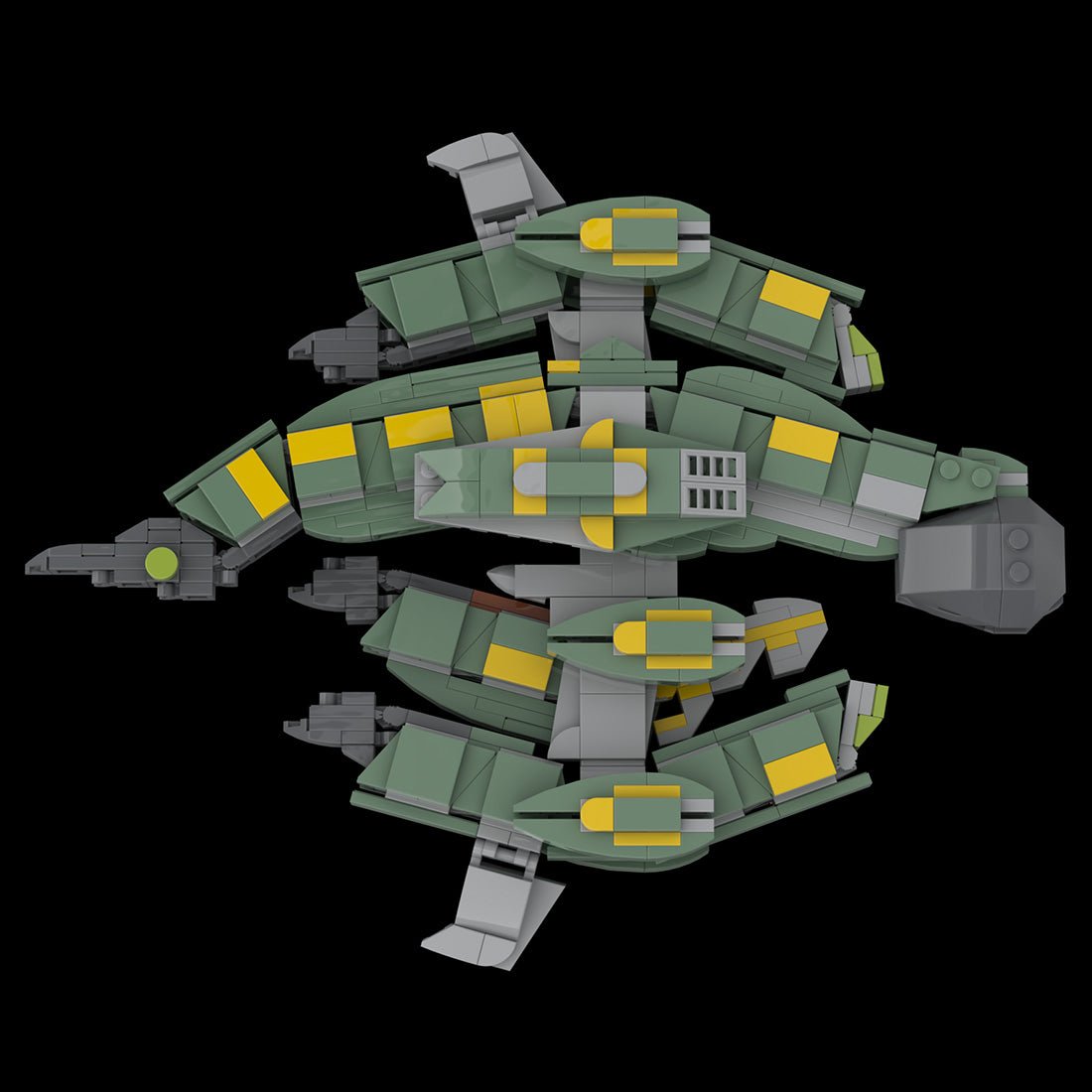 MOC - 117535 Breen Ship Klemmbausteine - LesDiy - Klemmbausteine