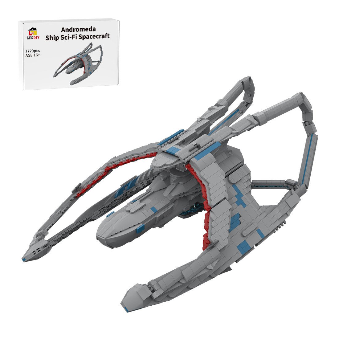 MOC - 117825 Andromeda Ascendant Klemmbausteine - LesDiy - Klemmbausteine