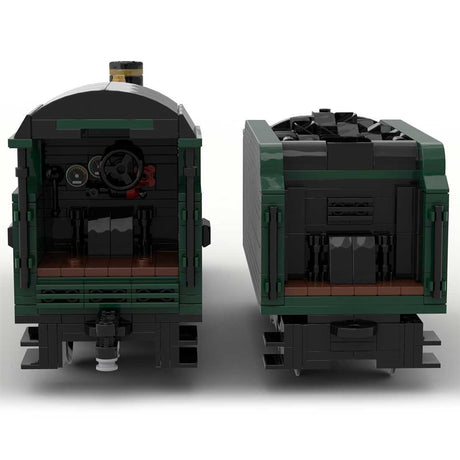 MOC - 117927 GWR Hall Class "Kinlet - Hall" Steam Locomotive Klemmbausteine - LesDiy - Klemmbausteine