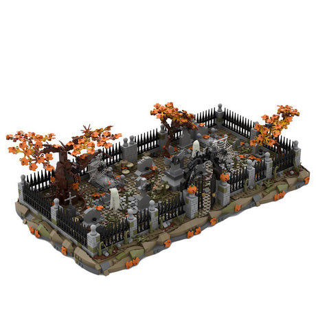 MOC - 118177 Mittelalterlicher Geisterfriedhof Klemmbausteine - LesDiy - Klemmbausteine