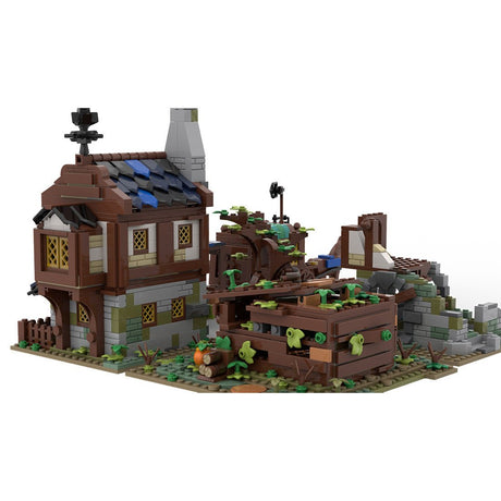MOC - 120195 Mittelalterliches Dorfpaket 21325 Alt. Bauen Klemmbausteine - LesDiy - Klemmbausteine