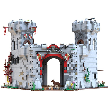 MOC - 120736 Mittelalterliche Burg Klemmbausteine - LesDiy - Klemmbausteine